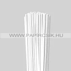Hârtie quilling, Alb pur, 4 mm. (100 buc., 49 cm)