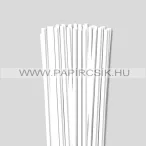 Hârtie quilling, Alb pur, 6 mm. (90 buc., 49 cm)