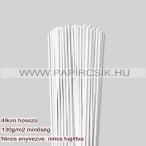 Hârtie quilling, Alb perlat, 3mm. (100 buc., 49cm)