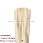 Pachet XL - Hârtie quilling, Crem, 3mm. (240 buc., 49cm)