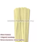 Hârtie quilling, Galben pal, 3mm. (100 buc., 49cm)