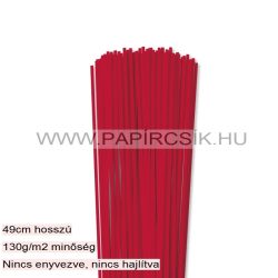 Hârtie quilling, Roșu vibrant, 3mm. (120 buc., 49cm)