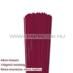   Hârtie quilling, Bordo (culoarea vinului), 3mm. (100 buc., 49cm)