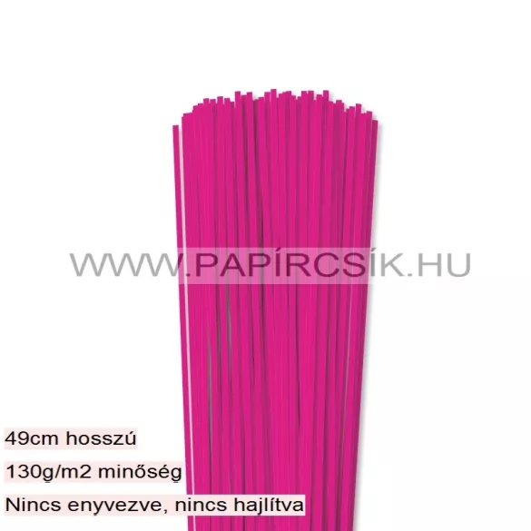 Hârtie quilling, Pink, 3mm. (100 buc., 49cm)