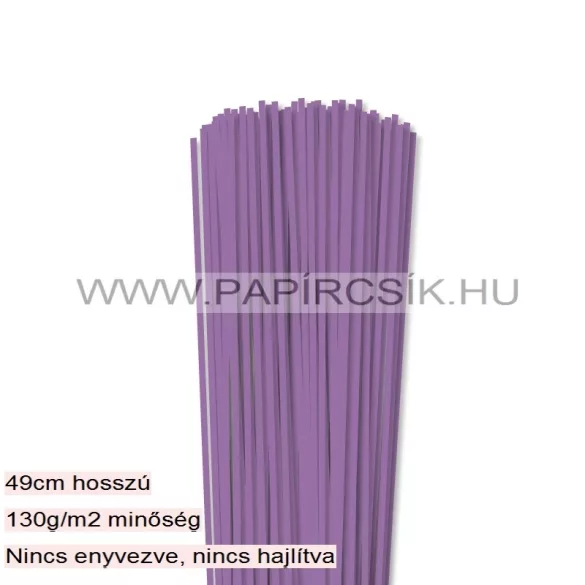 Hârtie quilling, Liliac, 3mm. (100 buc., 49cm)