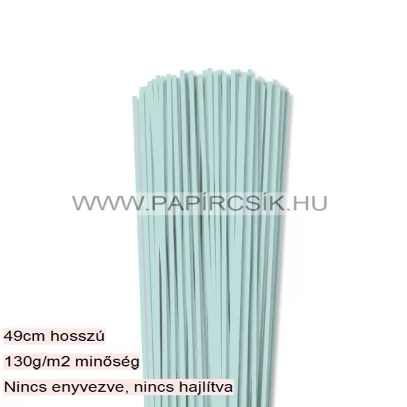 Hârtie quilling, Albastru pal, 3mm. (100 buc., 49cm)