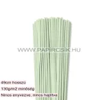 Hârtie quilling, Verde pal, 3mm. (100 buc., 49cm)