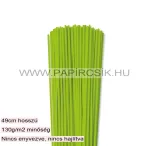 Hârtie quilling, Verde deschis, 3mm. (100 buc., 49cm)