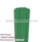 Hârtie quilling, Verde, 3mm. (100 buc., 49cm)