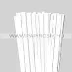 Hârtie quilling, Alb pur, 10 mm. (50 buc., 49 cm)