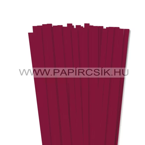 Hârtie quilling, Bordo (culoarea vinului), 10mm. (50 buc., 49cm)