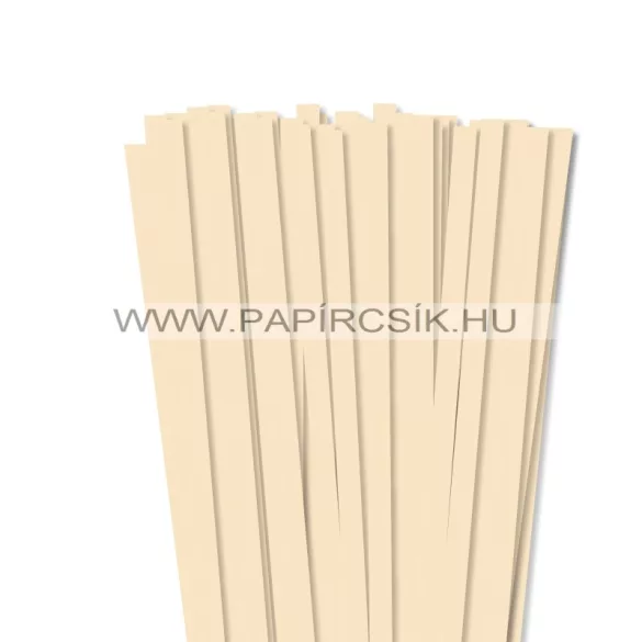 Hârtie quilling, Crem, 10mm. (50 buc., 49cm)