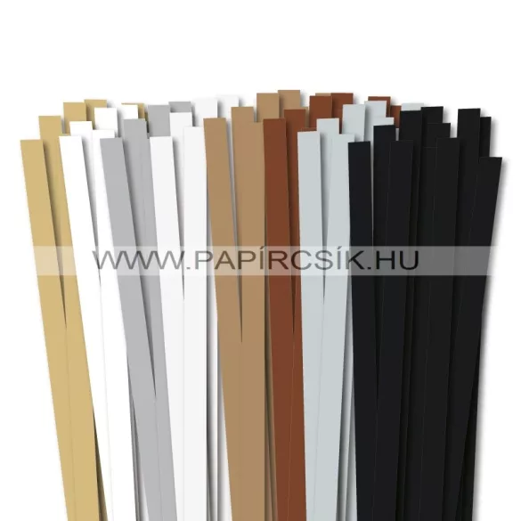 Pachet I. pentru începători hârtie quilling de 10 mm (8 x 10 buc., 49 cm)