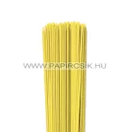 Citromsárga, 2mm-es quilling papírcsík (120db, 49cm)