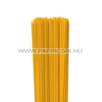 Sötétsárga, 2mm-es quilling papírcsík (120db, 49cm)