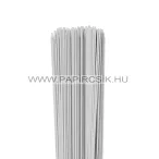 Halványszürke, 2mm-es quilling papírcsík (100 db, 49cm)
