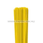 Aranysárga, 2mm-es quilling papírcsík (120db, 49cm)