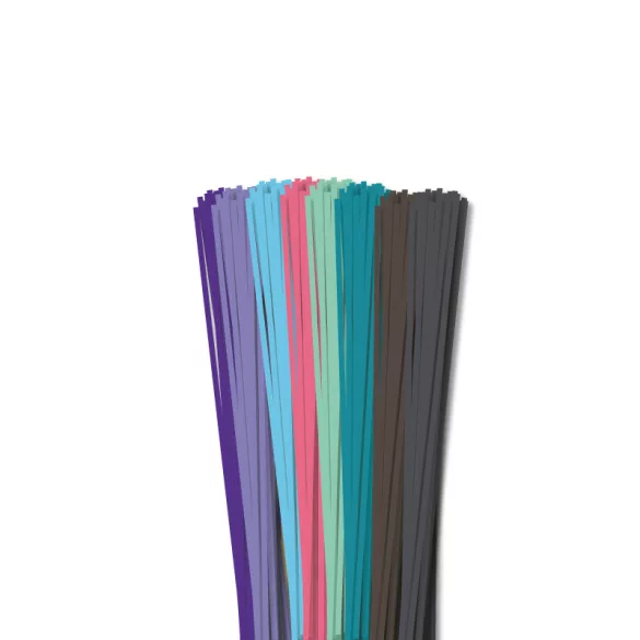 Pachet VI. pentru începători hârtie quilling de 2 mm (8 x 20 buc., 49 cm)