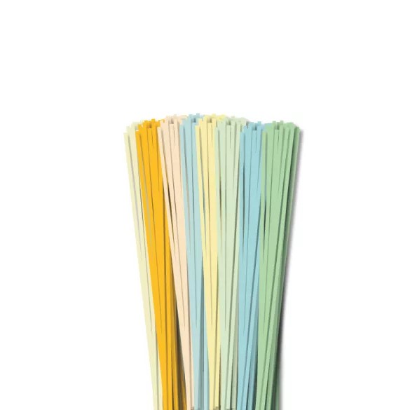 Pachet V. pentru începători hârtie quilling de 2 mm (8 x 20 buc., 49 cm)