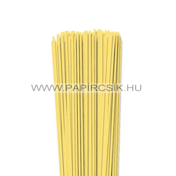 Pachet XL - Hârtie quilling, Galben canar, 3mm. (240 buc., 49cm)