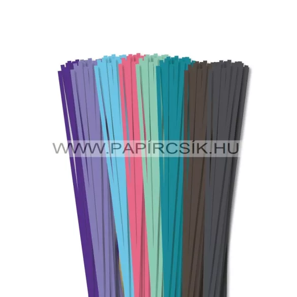 Pachet VI. pentru începători hârtie quilling de 4 mm (8 x 20 buc., 49 cm)