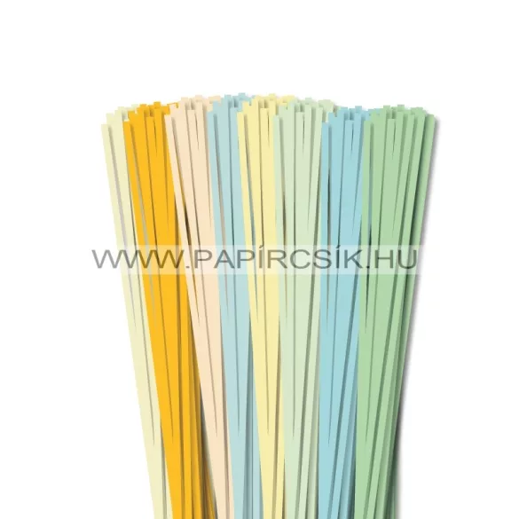 Pachet V. pentru începători hârtie quilling de 4 mm (8 x 20 buc., 49 cm)