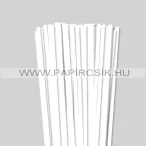 Hârtie quilling, Alb perlat, 7mm. (80 buc., 49cm)