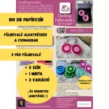 Cercei 1. - Model quilling (100 buc benzi, cercei 10 buc/5 perechi pentru model și descriere cu imagini)