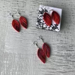 Cercei 3. - Model quilling (100 benzi, piese pentru cercei 20 buc./10 perechi, cu descriere, modele și imagini)