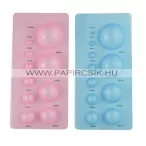 Quilling félgömb sablon forma